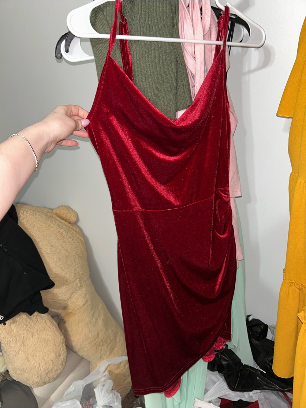 Red Velvet Dress